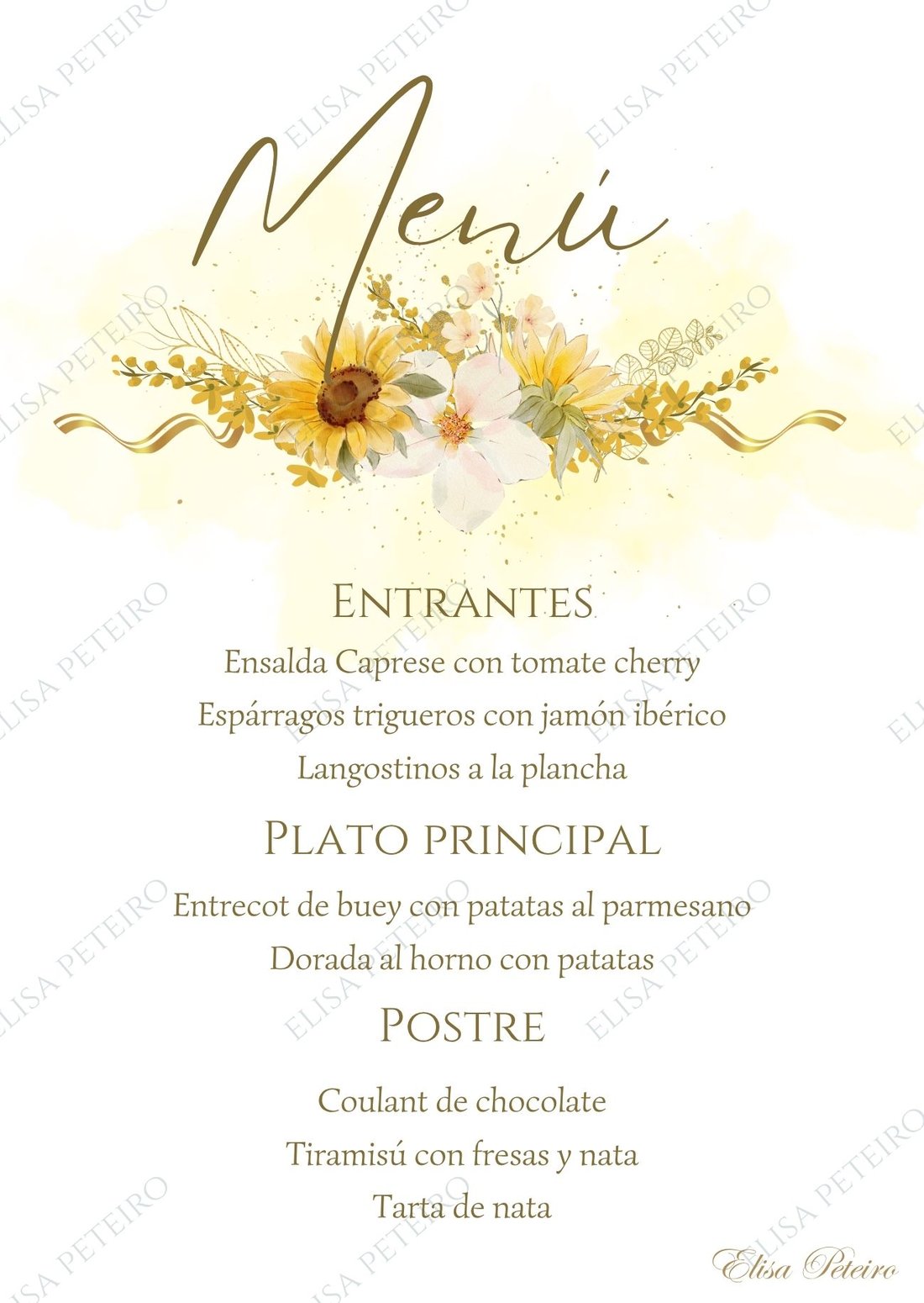 Colección Golden Light, diseño 1